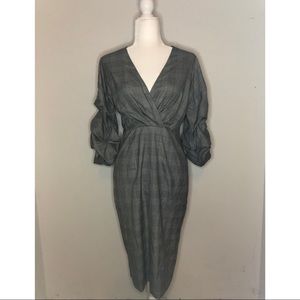 Zara Checkered Shift Dress